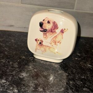 Labrador retriever Ceramic Bud Vase